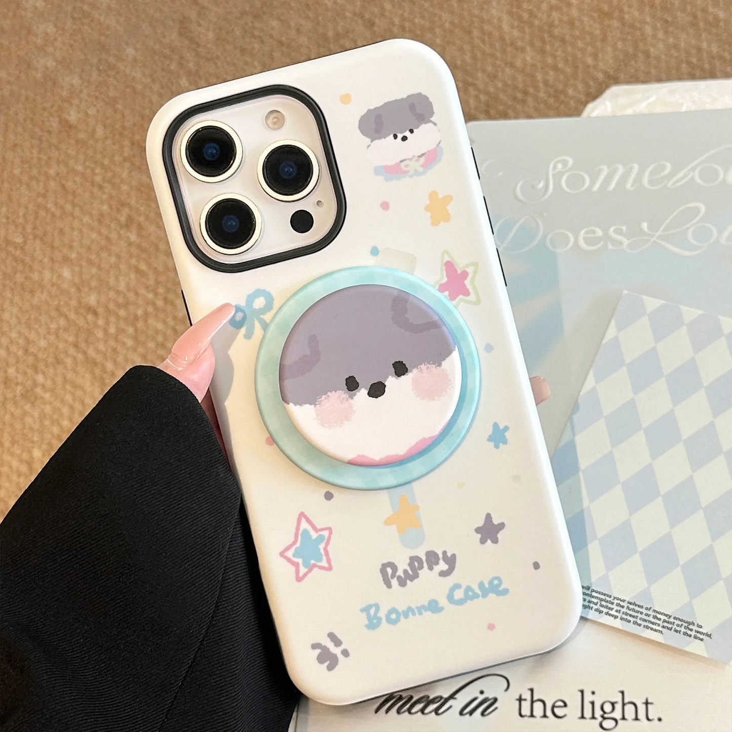 Cute Lucky Magnetic Stand Phone Case