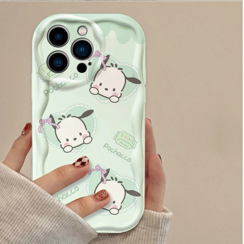 Hello Kitty Cinnamoroll Phone Case For iPhone Shockproof Soft Silicone Back Cover