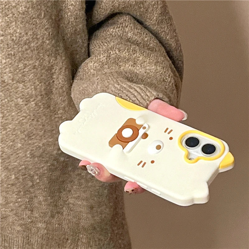 Cute 3D Cat Soft Silicone Phone Case