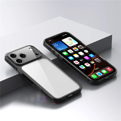 Luxury Transparent Shockproof Case For iPhone