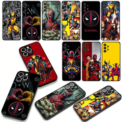 Marvel Comics Wolverine Deadpool Case For Apple iPhone
