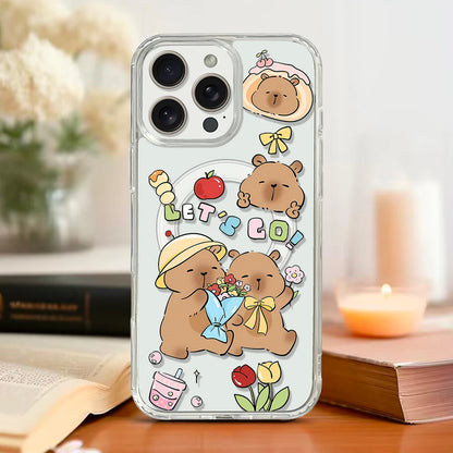 Cute Capybara Magnetic Phone Case