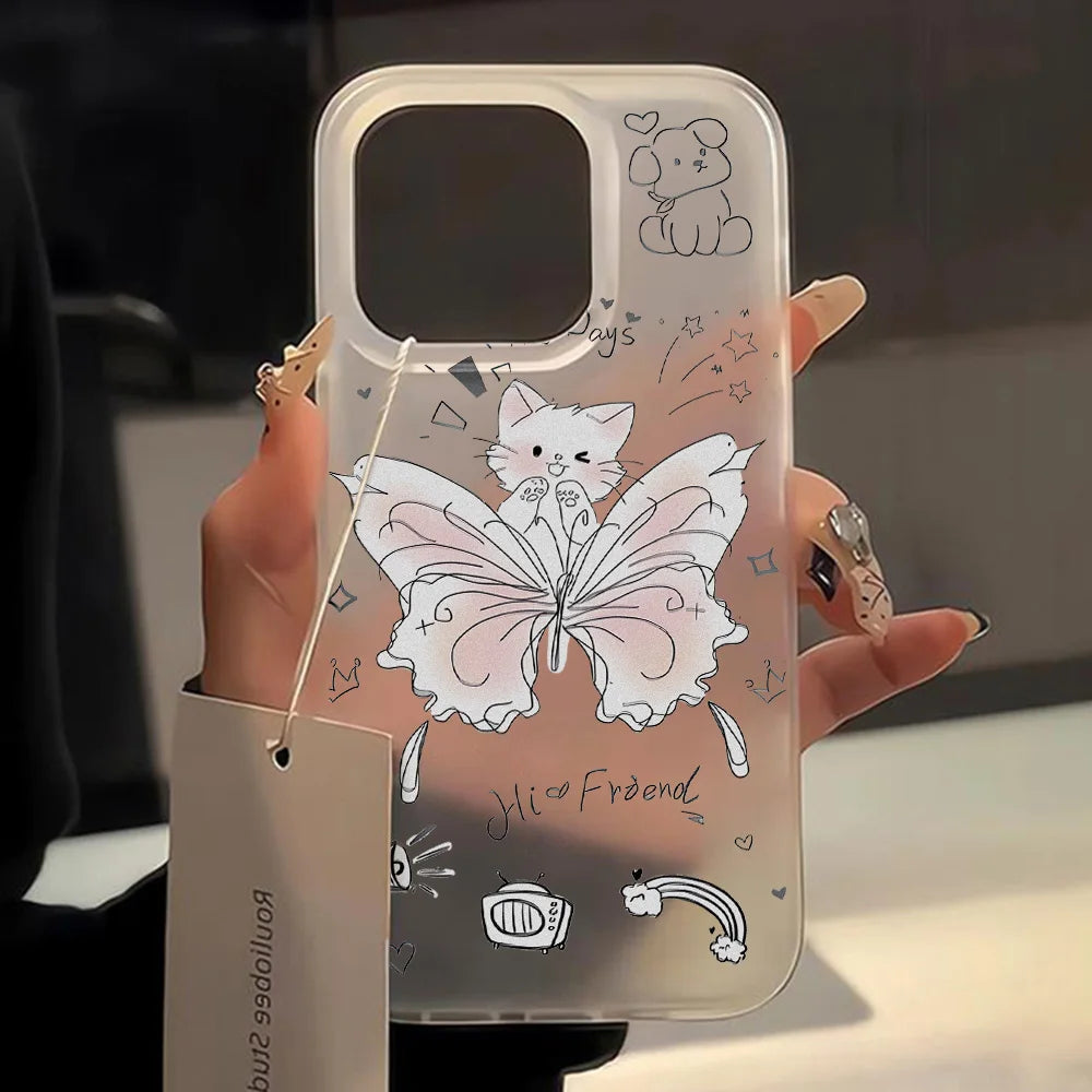 Cute Cartoon Puppy Phone Case For iPhone