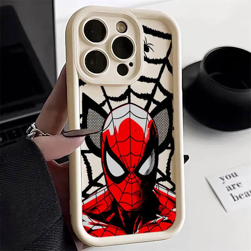 Marvel Spiderman Miles Morales Heroes Silicon Case For Apple iPhone