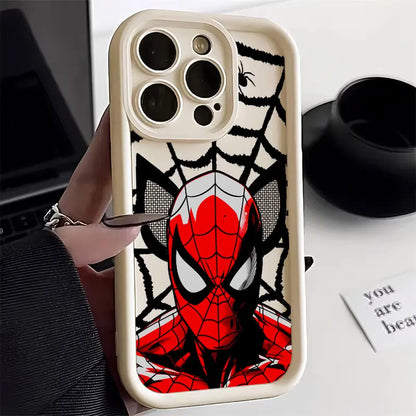 Marvel Spiderman Miles Morales Heroes Silicon Case For Apple iPhone
