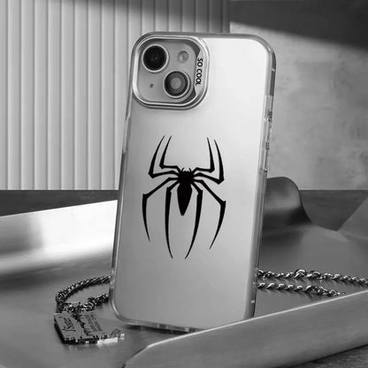 Luxury Marvel Batmans Spider Man Plating Hard Case For iPhone