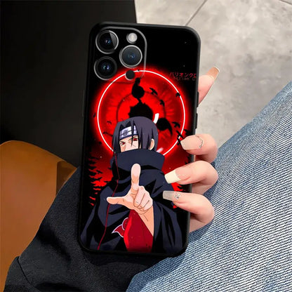 Black Soft Phone Cover Case For iPhone
