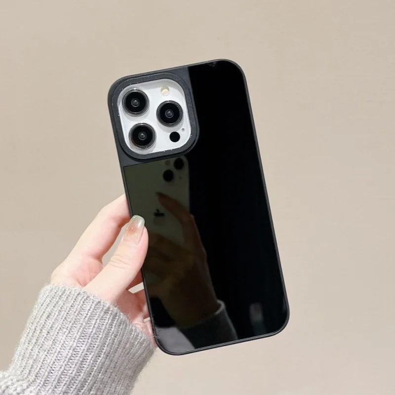 Luxury Makeup Mirror Phone Case For iPhone – MagSafe Compatible Hard Cover