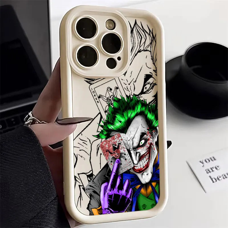 Smiling Jokers Marvel Silicone Case For Apple iPhone