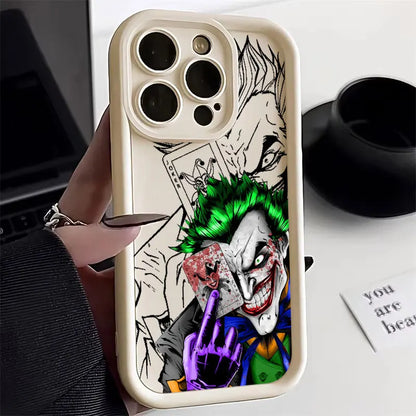 Smiling Jokers Marvel Silicone Case For Apple iPhone