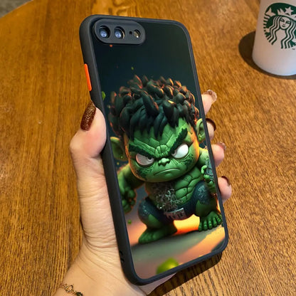 Cartoon Groot Venom Marvel Baby Translucent Case For iPhone