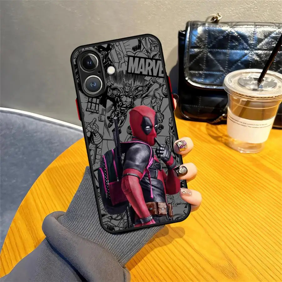 Marvel Deadpool Funny Case For iPhone