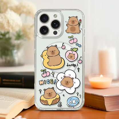 Cute Capybara Magnetic Phone Case