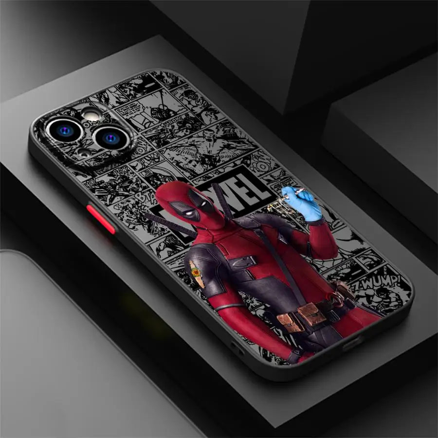 Marvel Funny Deadpool Case For iPhone