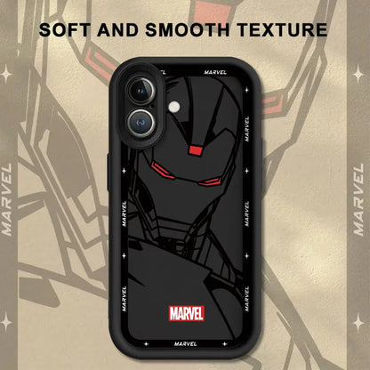 Marvel Spiderman Ironman Case For iPhone