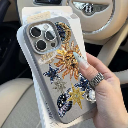 Luxury Lichee Space Mosaic iPhone Case