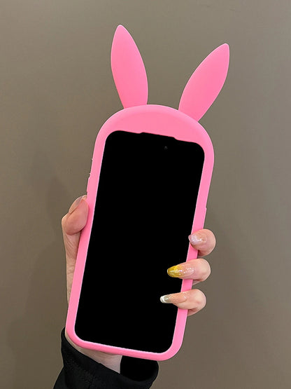Cute 3D Bunny Rabbit Ear Silicone Phone Case