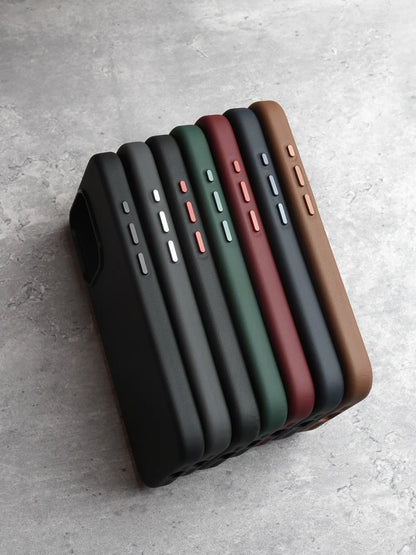 YMW Italian Nappa Genuine Leather Case for iPhone