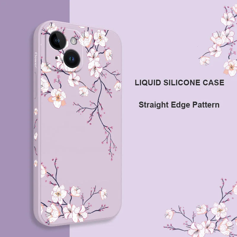 Plum Blossom Phone Case For iPhone