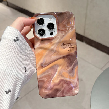 Fashion Oil Painting Marble Texture Phone Case