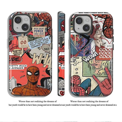 Marvel Spider Man Soft Cover Capa Phone Case For Apple iPhone