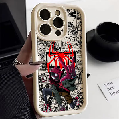 Spiderman Miles Morales Gwen Marvel Comics Case For Apple iPhone