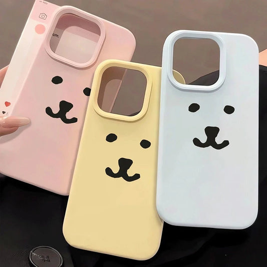 Simple Cute Bear Compatible Phone Case