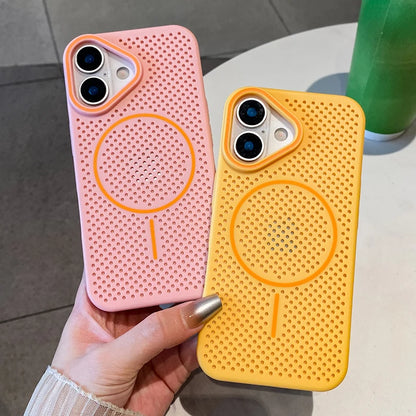 Honeycomb Mesh Cooling Magnetic Phone Case