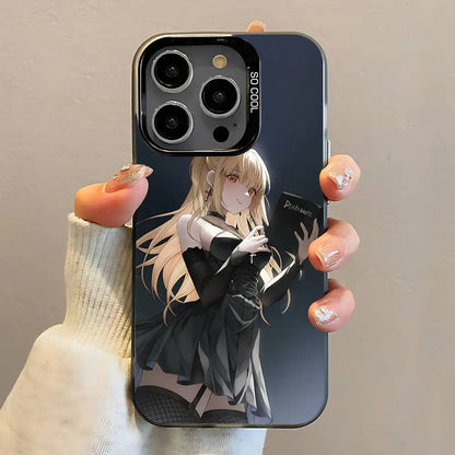 Black Matte Death Note Misa Phone Case For iPhone