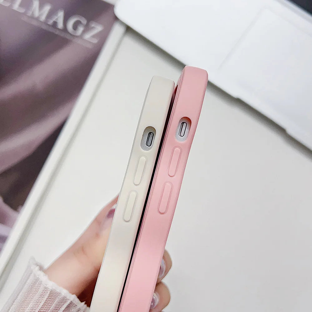 Love Heart Wave Phone Case For iPhone
