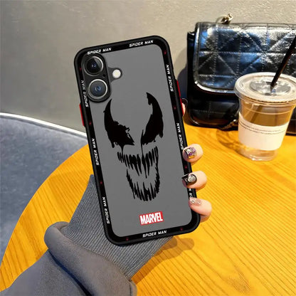 Marvel Spiderman Ironman Back Phone Cover Case For iPhone