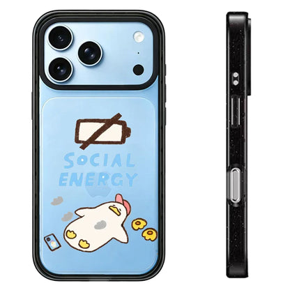 Funny Coffee Duck Impact Magnetic Phone Case Cover For iPhone