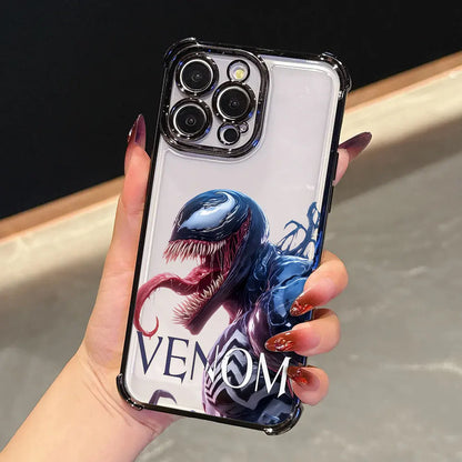 Venom Art Marvel Luxury Shockproof Case For iPhone