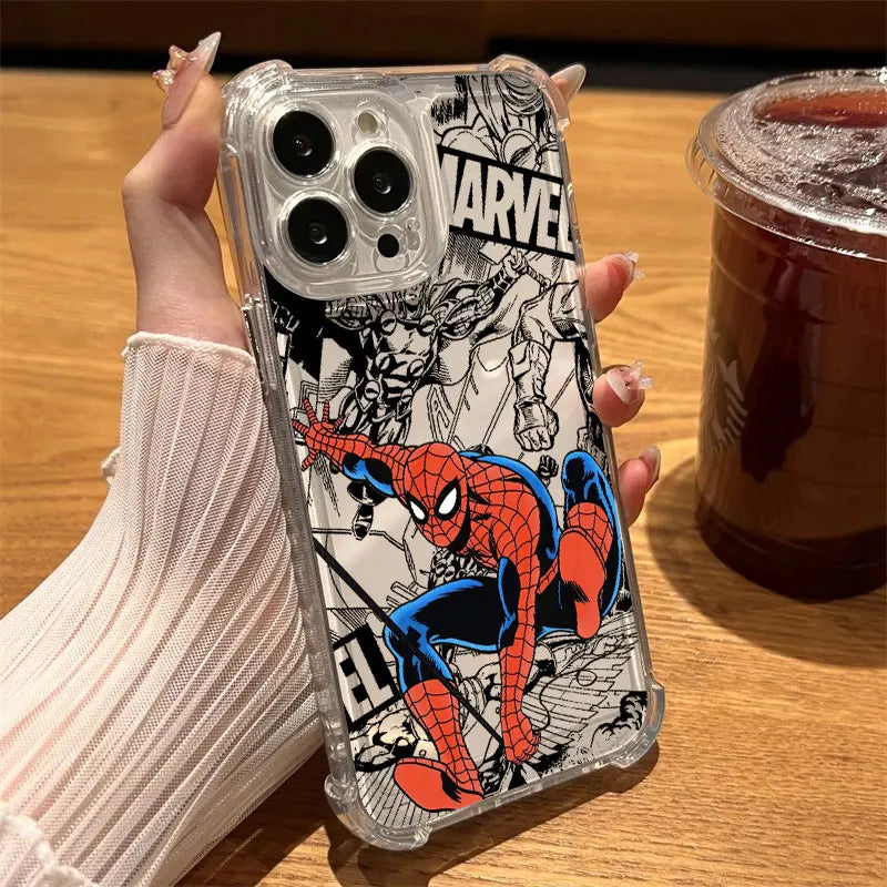 Cool Marvel Spider Man Venom Clear Case For iPhone