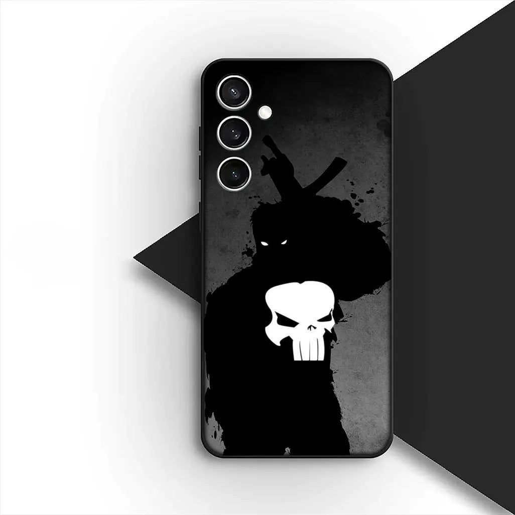 Cover For Apple iPhone The Punisher Marvel Skull