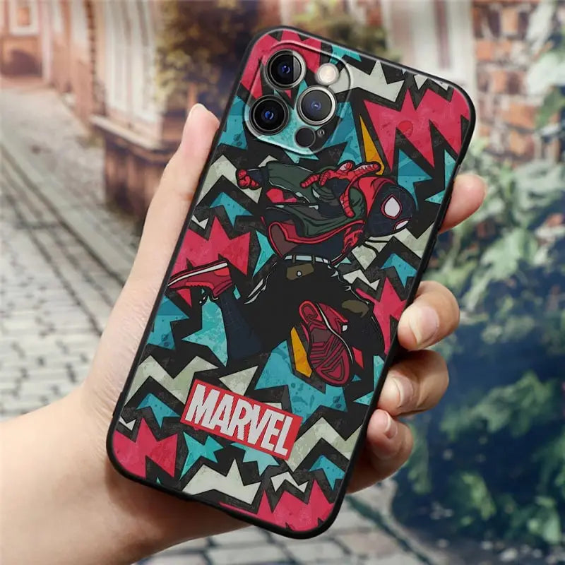 Miles Morales Spiderman Gwen Phone Case For iPhone