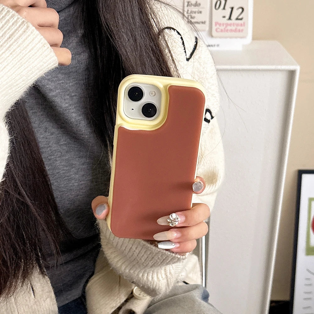 Jelly Color Liquid Soft Silicone Magnetic Slim Phone Case For iPhone