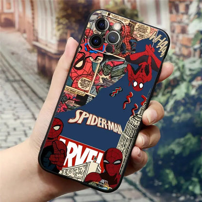 Miles Morales Spiderman Gwen Phone Case For iPhone