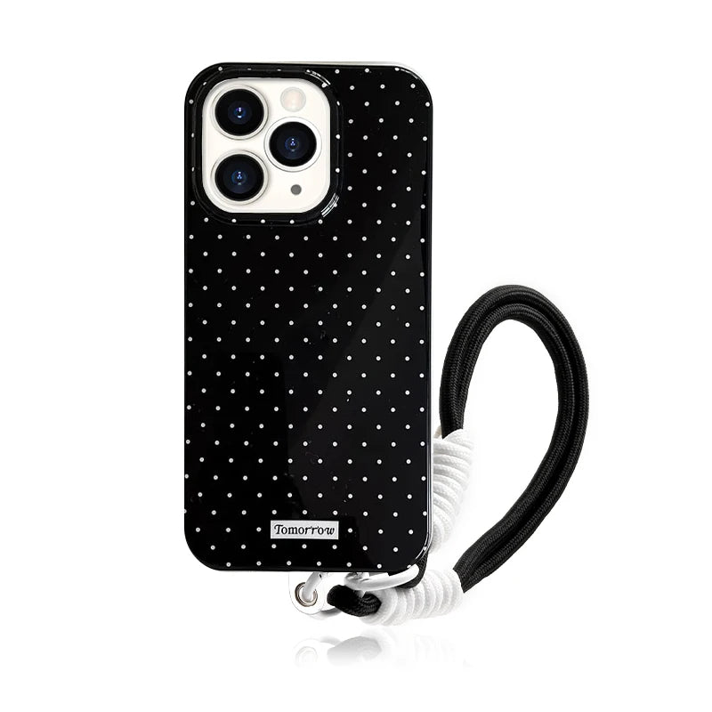 INS Polka Dot Small Fresh Mobile Phone Case For iPhone Shockproof Cover For iPhone