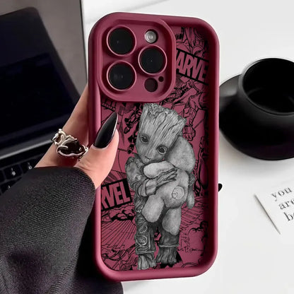 Cool Anime Groot Maronevel Phone Case For iPh