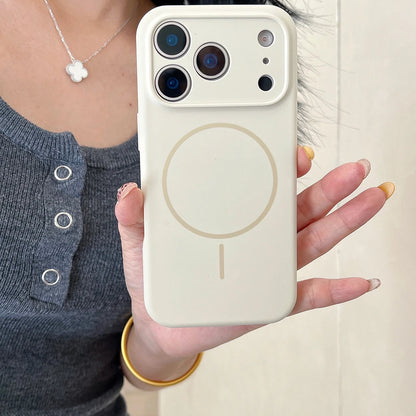 MagSafe Magnetic Silicone iPhone Case With Lens Protection