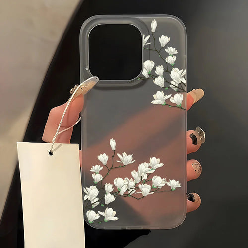 Flower Clear Phone Case For iPhone Case iPhone