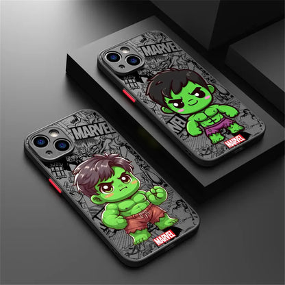 Marvel The Hulk Cartoon Phone Case For iPhone