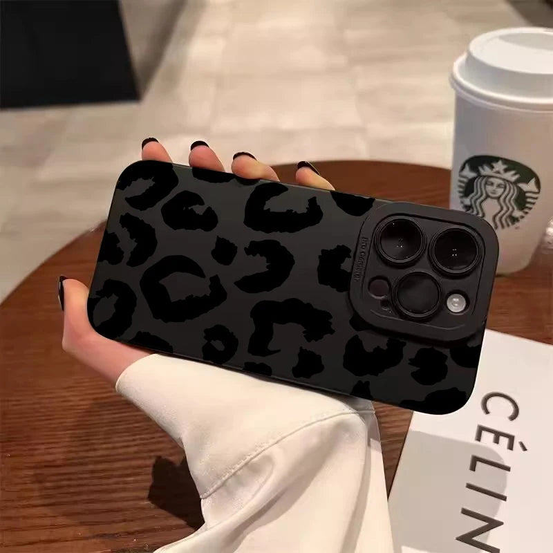 Leopard Design Camera Protective Case for iPhone