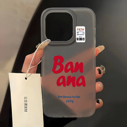 Cartoon Cute Label Dog Silicone Phone Case For iPhone