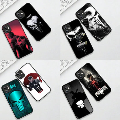 Cover For Apple iPhone The Punisher Marvel Skull