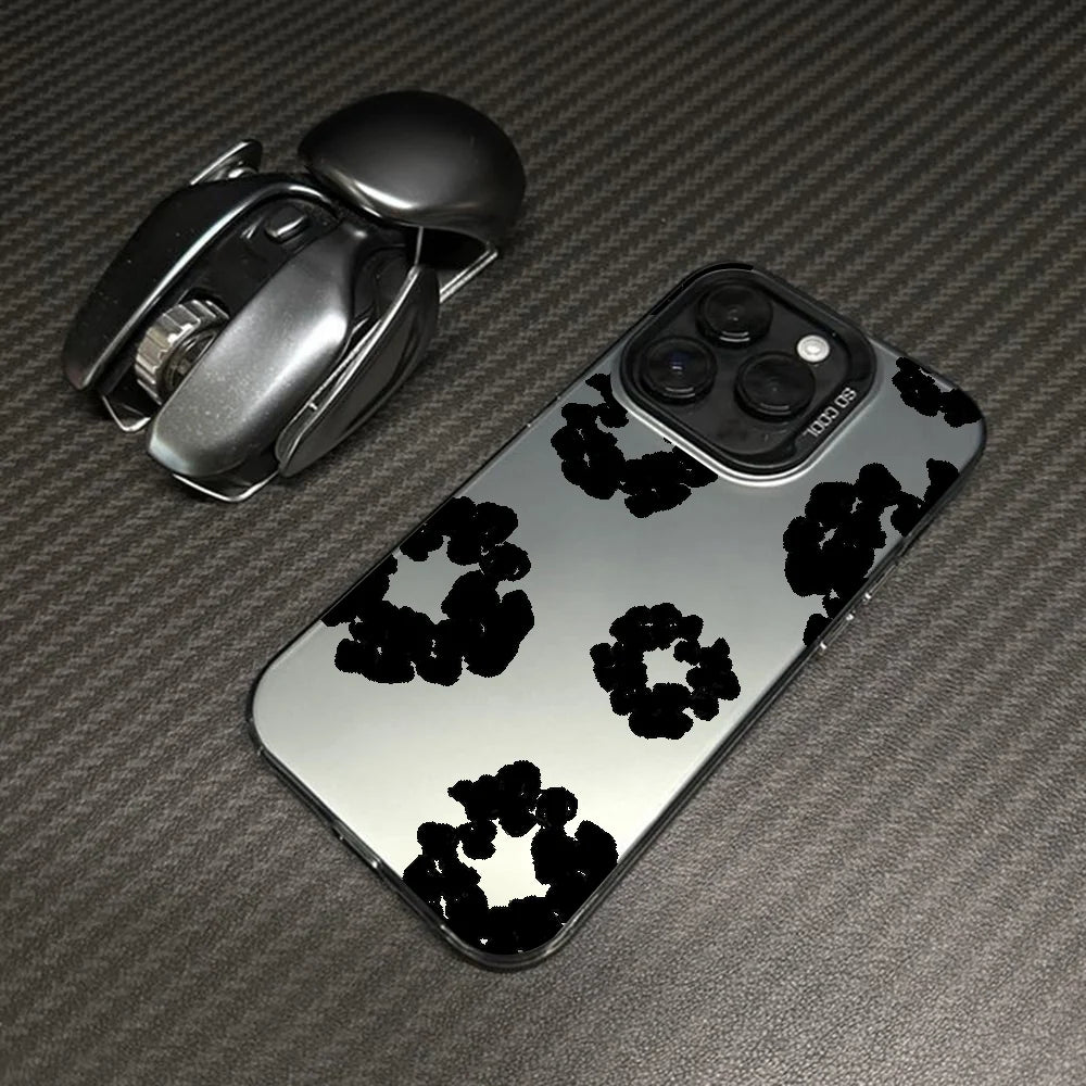 Luxury Denim Tears Phone Case For iPhone Candy Matte Shockproof Back Cover