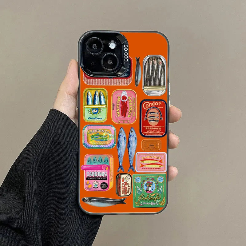 Fish Funny Sardines Laser Phone Case