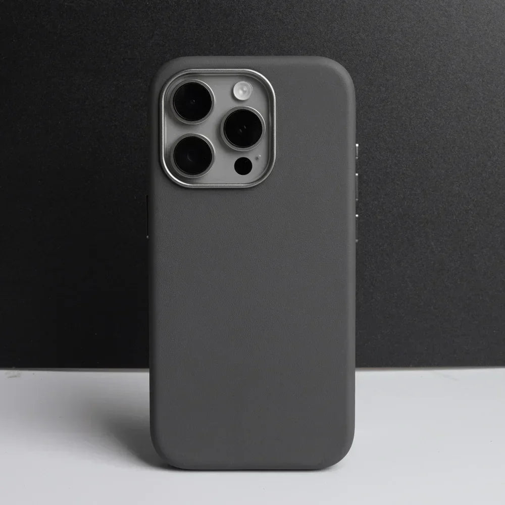 YMW Italian Nappa Genuine Leather Case for iPhone