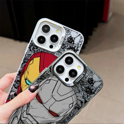 New Plating Phone Case For Marvel Hero Iron Man iPhone